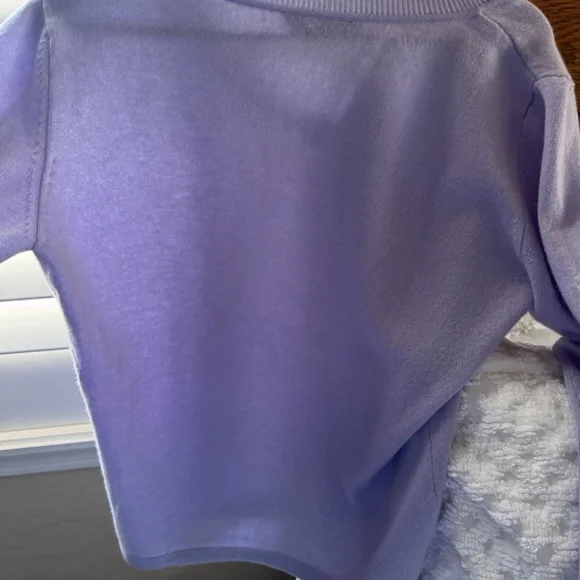 Weekend Max Mura Lavender V-Neck Cashmere Sweater Size L NWOT - Picture 4 of 11